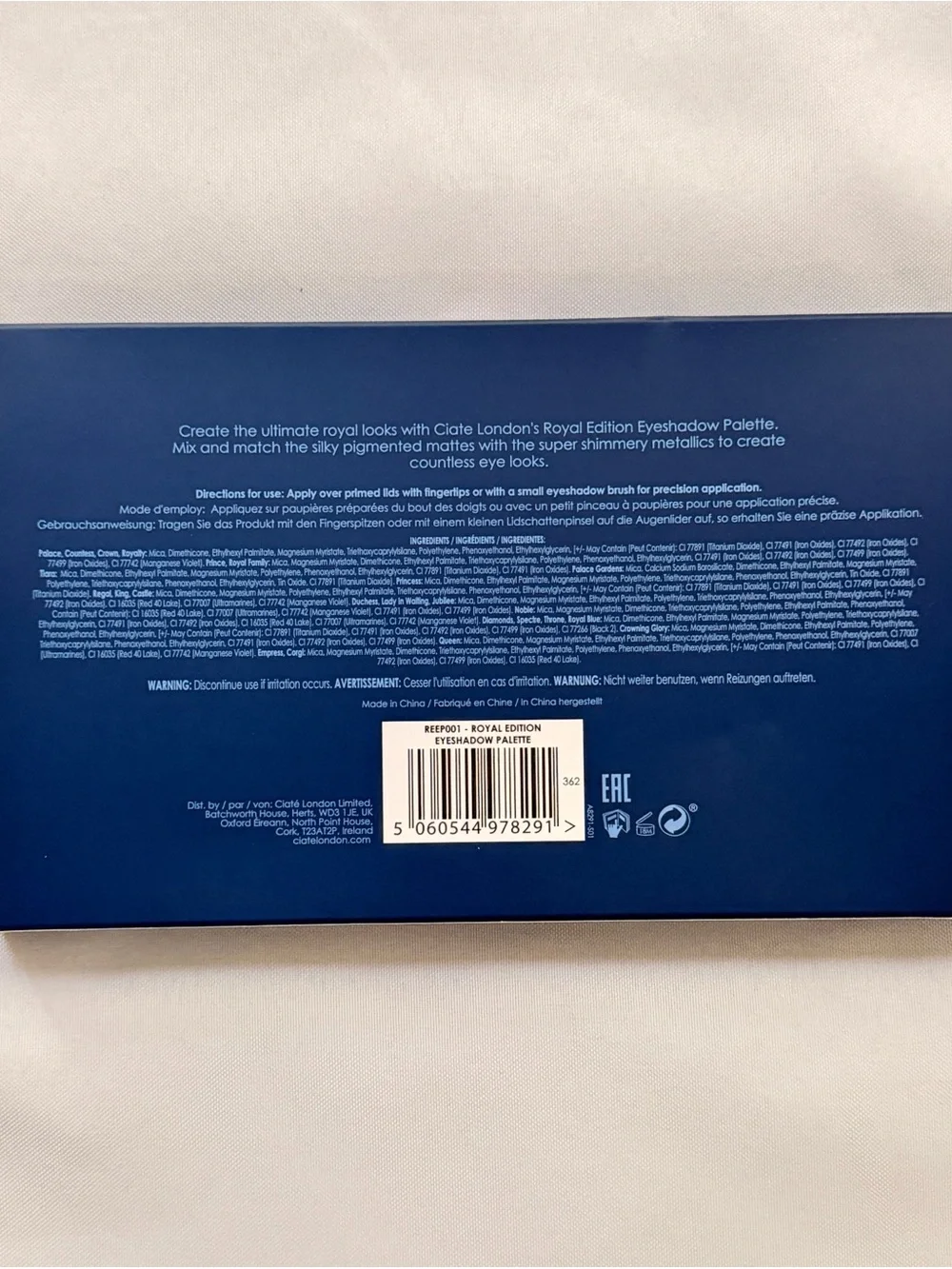 Ciaté London Royal Edition Eyeshadow Palette